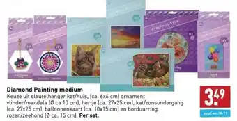 ALDI Diamond painting medium aanbieding