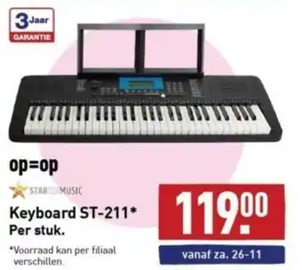 ALDI Keyboard st-211* per stuk. aanbieding