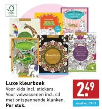 ALDI Luxe kleurboek aanbieding