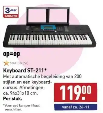 ALDI Keyboard st-211* aanbieding