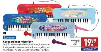 ALDI Keyboard met microfoon aanbieding