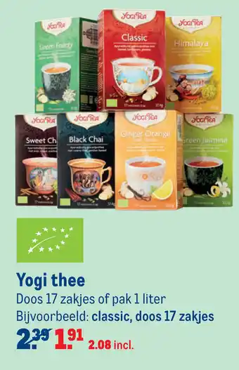 Makro Yogi Tea aanbieding