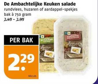 Poiesz De ambachtelijke keuken salade aanbieding