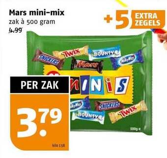 Poiesz Mars mini-mix aanbieding