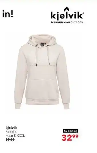 Scapino Kjelvik hoodie €7 korting aanbieding