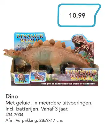 Marskramer Dino met Geluid aanbieding