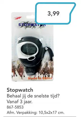 Marskramer Stopwatch aanbieding