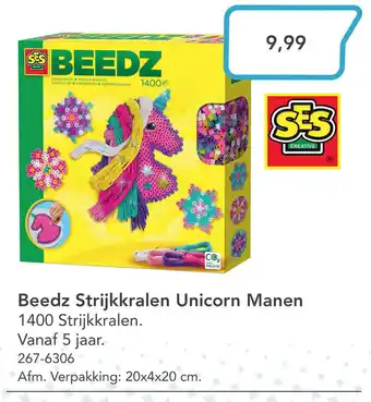 Marskramer Beedz Strijkkralen Unicorn Manen aanbieding