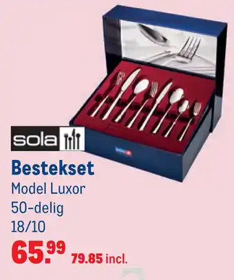 Makro Sola Bestekset 50-delig aanbieding