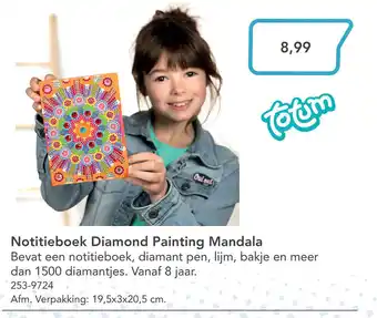 Marskramer Notitieboek Diamond Painting Mandala aanbieding