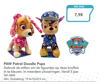 Marskramer PAW Patrol Doodle Pups aanbieding