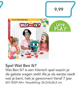 Marskramer Spel Wat Ben Ik? aanbieding