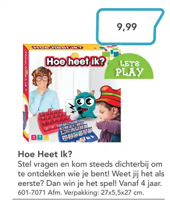 Marskramer Hoe Heet Ik? aanbieding