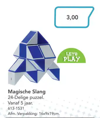 Marskramer Magische Slang 24-Delige puzzel aanbieding