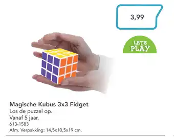 Marskramer Magische Kubus 3x3 Fidget aanbieding