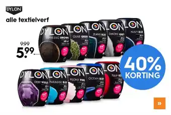 Blokker Dylon 40% korting aanbieding