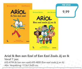 Marskramer Ariol Ik Ben een Ezel of Een Ezel Zoals Jij en Ik aanbieding