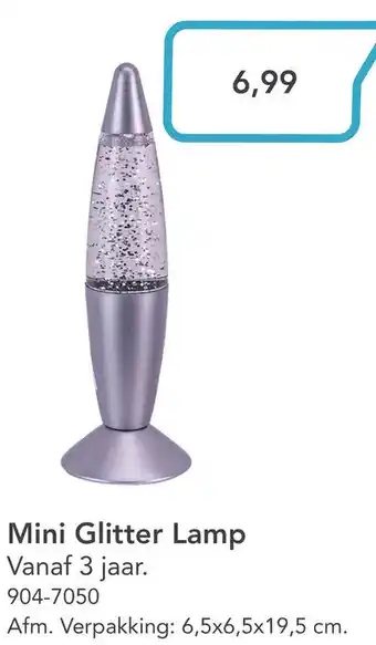 Marskramer Mini Glitter Lamp aanbieding