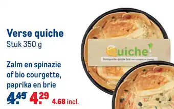 Makro Verse Quiche 350g aanbieding