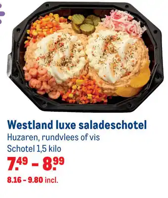 Makro Westland luxe saladeschotel 1.5kg aanbieding