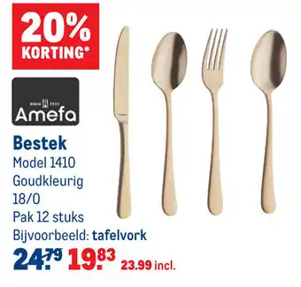 Makro Amefa Bestek model 1410 aanbieding