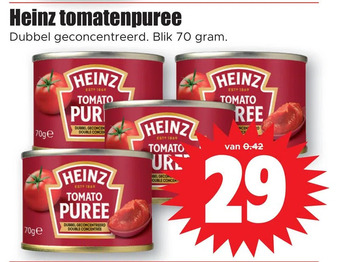 Dirk Heinz tomatenpuree aanbieding