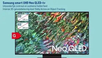 Makro Samsung smart UHD Neo QLED-tv 55" aanbieding