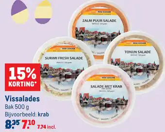 Makro Vissalades 500g aanbieding