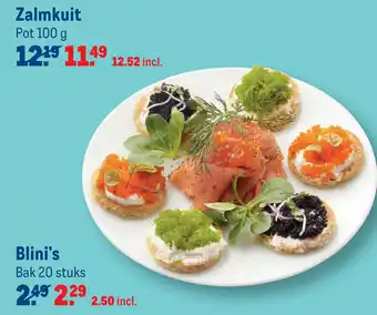 Makro Zalmkuit 100g aanbieding