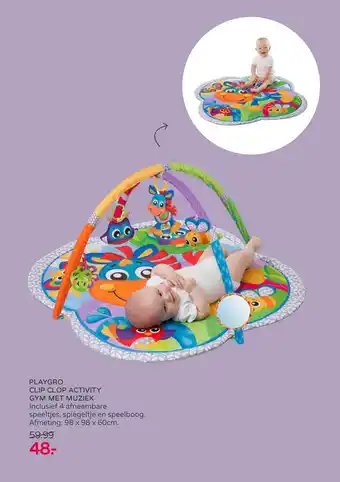 Prenatal Playgro Clip Clop Activity Gym Met Muziek aanbieding