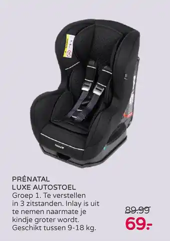 Prenatal Prénatal Luxe Autostoel aanbieding