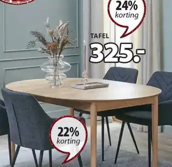 Jysk Marstrand tafel aanbieding