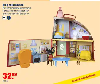 Makro Bing huis playset aanbieding