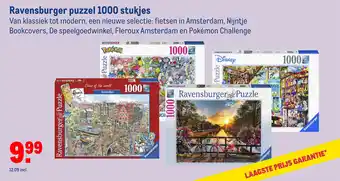 Makro Ravensburger puzzel 1000 stukjes aanbieding