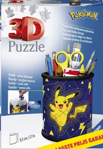 Makro Ravensburger 3D-puzzels Pennenbak Pokemon aanbieding