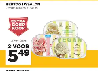 Jumbo Hertog Ijssalon 900 ml aanbieding