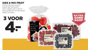 Jumbo Kies & mix fruit aanbieding