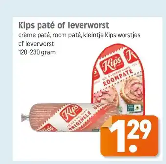 Lekker Makkelijk Kips Paté Of Leverworst 120-230 gram aanbieding