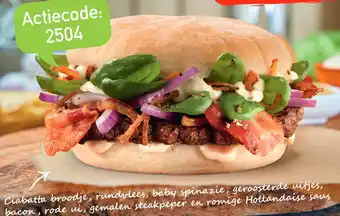 burgerme Hollandaise burger aanbieding