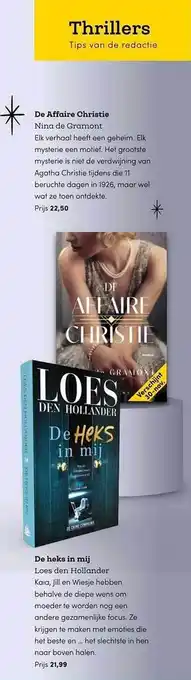 BookSpot De affaire christie nina de gramont of de heks in mij loes den hollander aanbieding