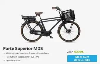 Stella fietsen Forte superior mds aanbieding