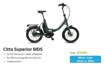 Stella fietsen Citta superior mds aanbieding