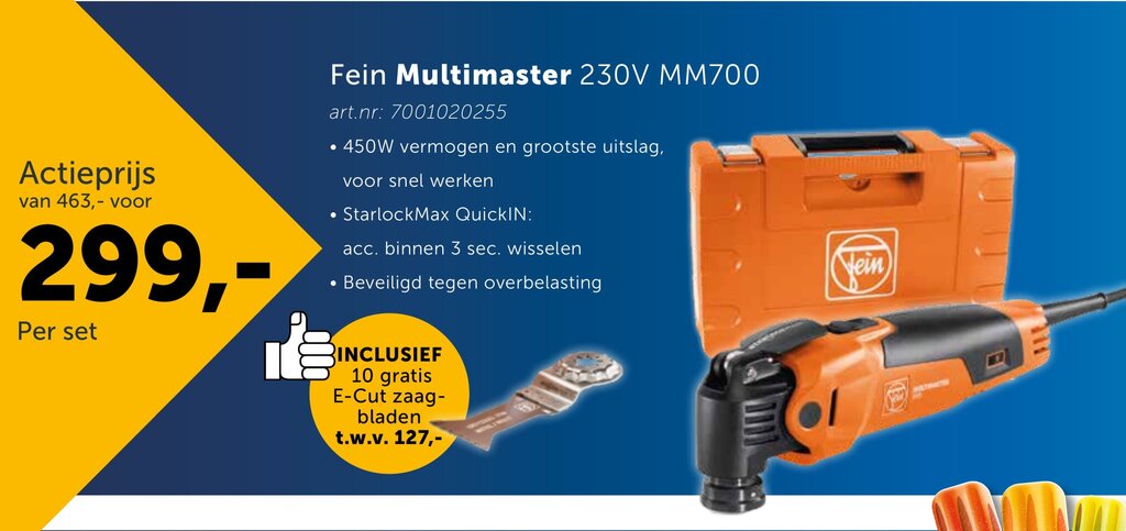 Bouwcenter Fein Multimaster 230V MM700 aanbieding