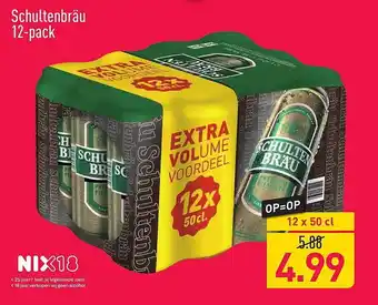 ALDI Schultenbräu aanbieding