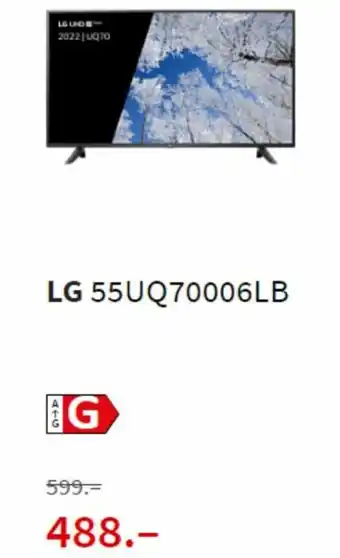 MediaMarkt LG 55UQ70006LB aanbieding