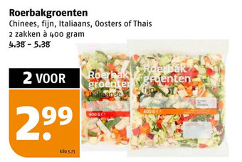 Poiesz Roerbakgroenten aanbieding