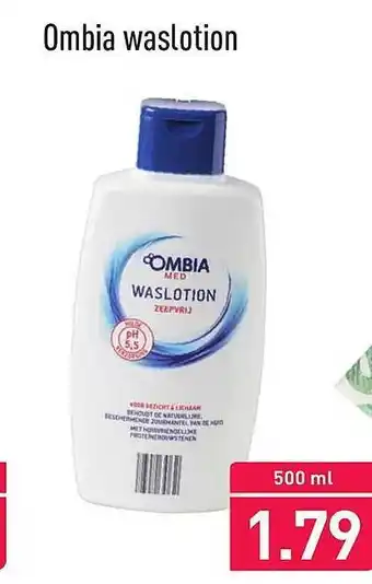 ALDI Ombia waslotion aanbieding