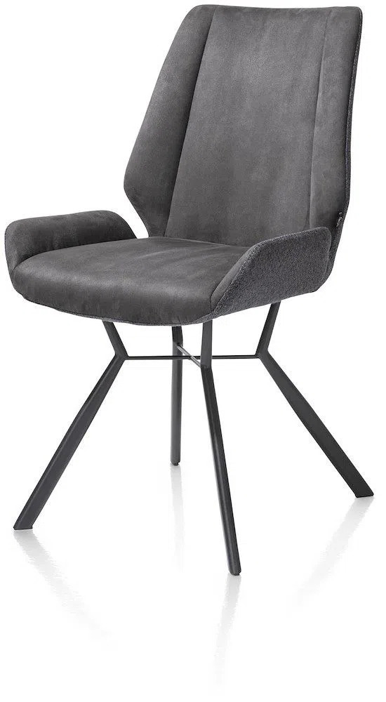 Henders & Hazel Ivy, eetkamerstoel combi ponti-calabria + greep - antraciet aanbieding