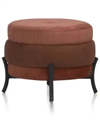 Henders & Hazel Timeless - macaron poef h43cm - koper aanbieding