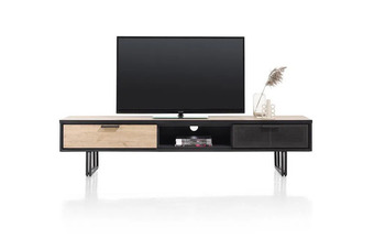 Henders & Hazel Avalon, tv-dressoir 200 cm. - 2-laden + 1-niche - natural aanbieding